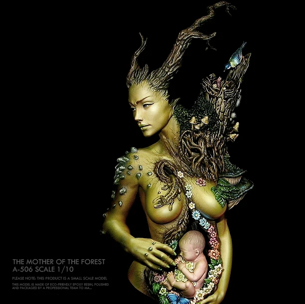 

1/10 Смола Бюст модели наборы фигурки бесцветные и самособранные Фотоэлементы