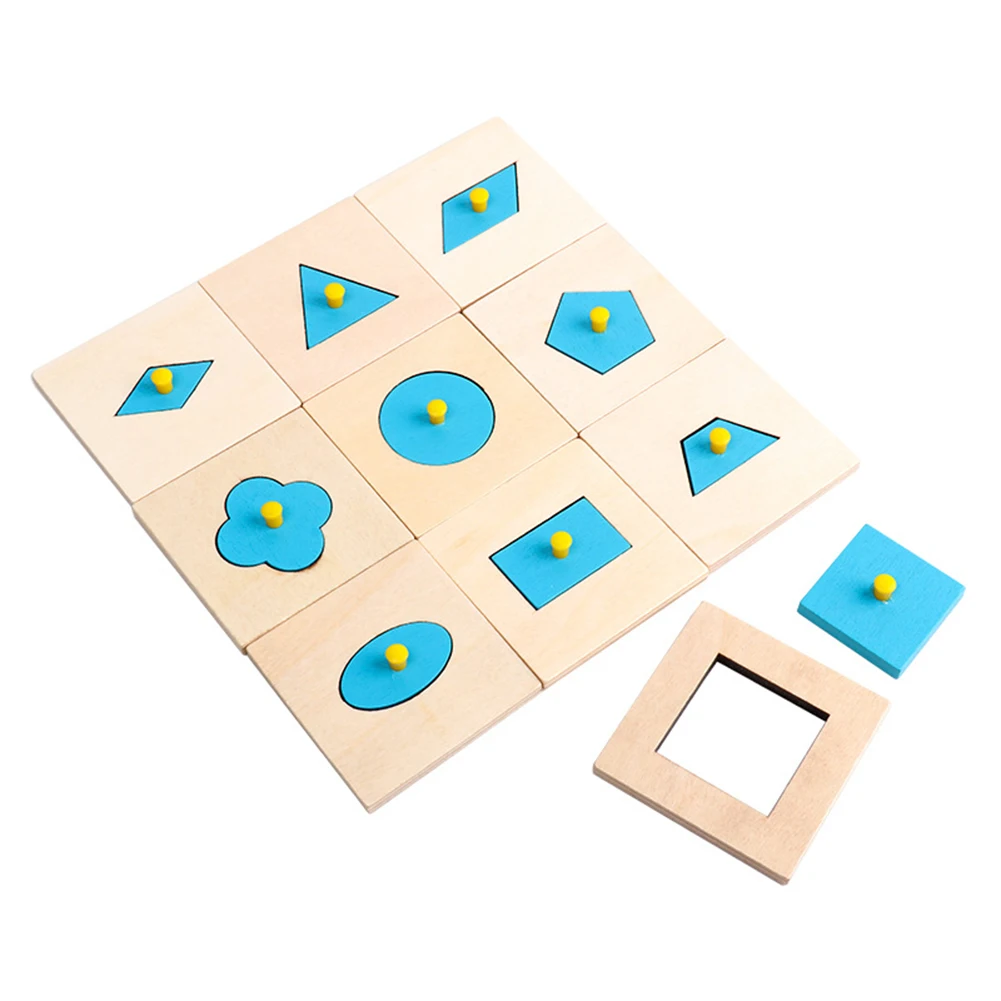 

Children Montessori Educational Wooden Toy Kids Early Learning Math Puzzle Toys Give Children Best Enlightenment Toy Gift