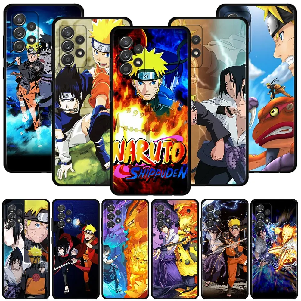 

Anime Uzumaki Naruto Uchiha Sasuke For Samsung Galaxy A12 A51 A71 A31 A13 A11 A01 A72 A52 A32 A22 A52s A21s A02s A02 Case