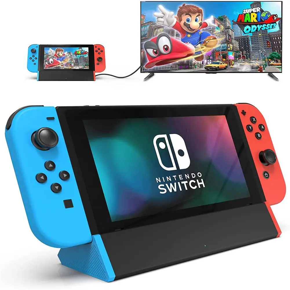

Siwiqu Tv Dock Station Replacement With 4k Hdmi-compatible Adapter/Type C/USB Port Compatible For Nintendo Switch/switch Oled