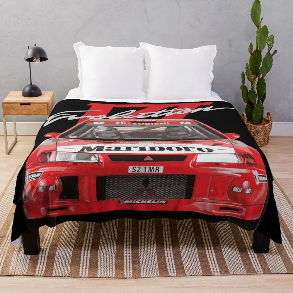 Evo 6 VI TME WRC RALLIART Mitsubish Evolution Enkei Tommi M?유 Одеяло одеяла и подорожі для дивана