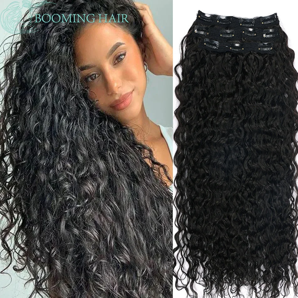 

Synthetic Kinky Curly Clip-in Hair Extensions 28“ Super Long Curls 3Pcs/Set 220g Synthetic Heat Resistant Organic Fiber Hair