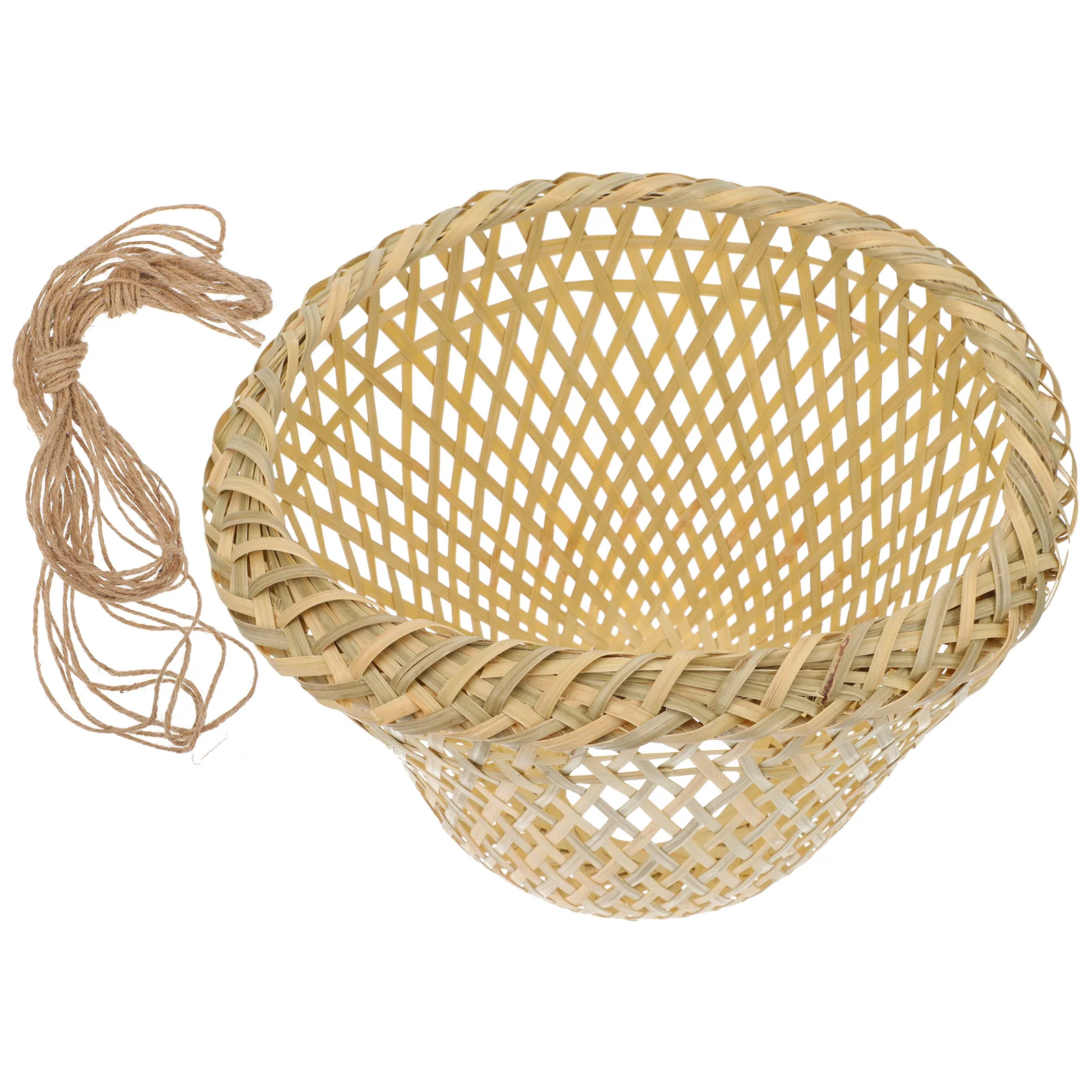

1 Set DIY Bamboo Pendant Lamp Cover Rural Style Bamboo Weaving Lampshade
