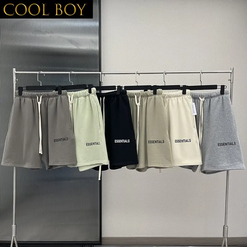 

E BOY New Summer Men's ESSENTIALS Sports Shorts Casual Quick-Drying And Breathable Shorts High Quality Loose Hip Hop Cotton Shor