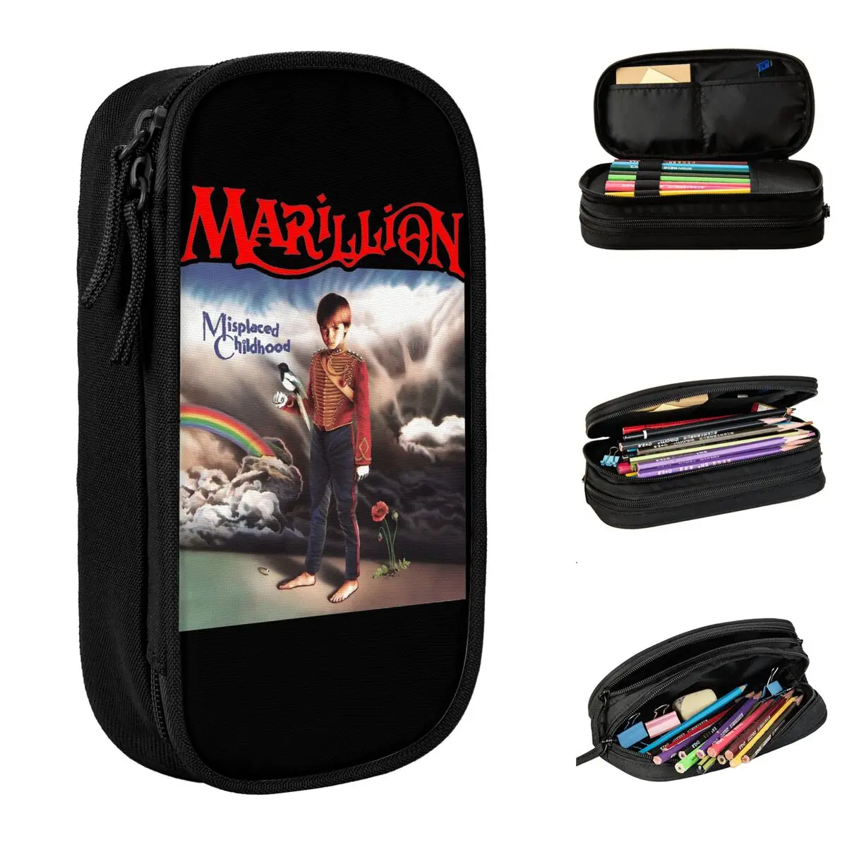Коробка для ручек с неукомплектованным детством MARILLION двухслойный пенал большой