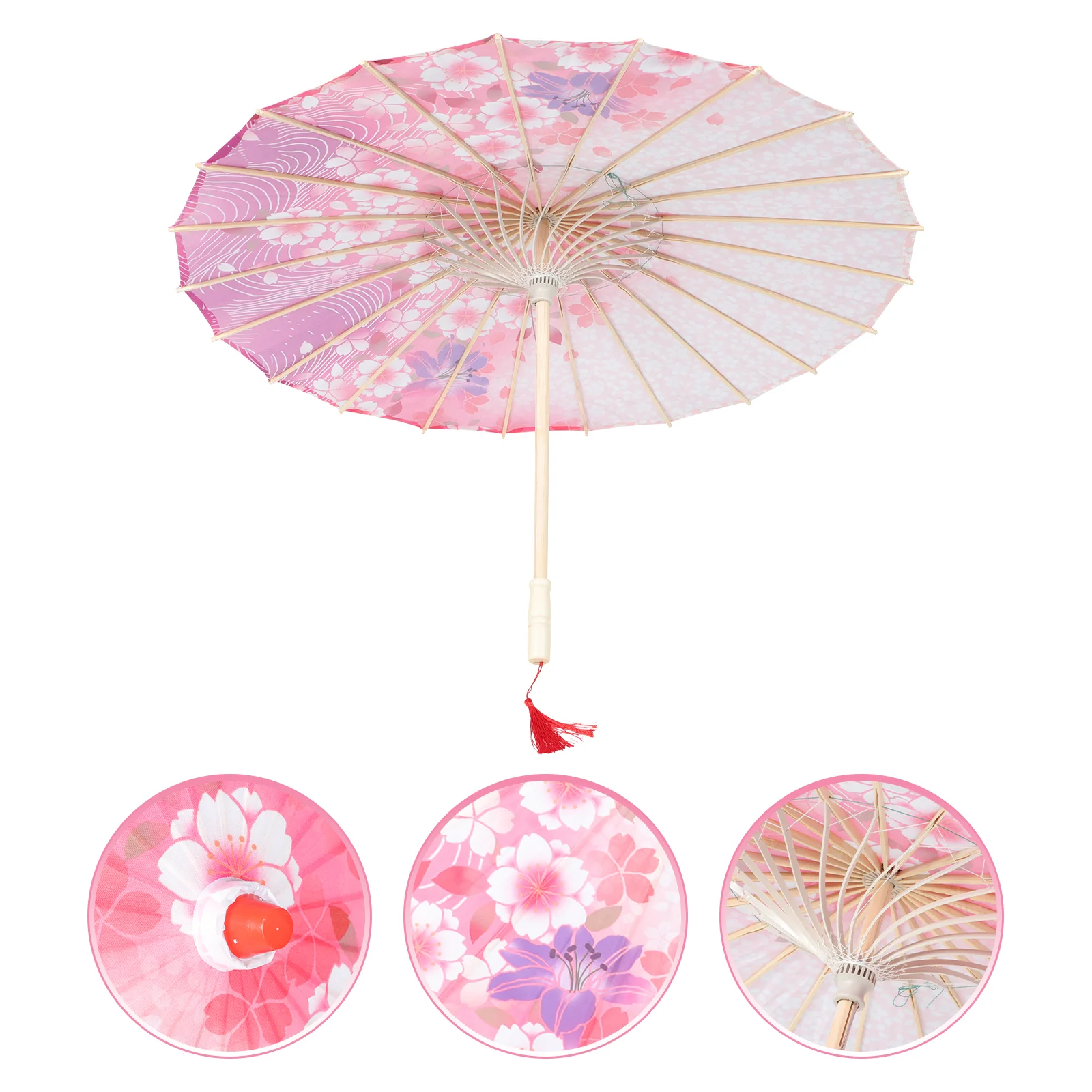 

Accessories Japanese Style Umbrella Decorative Silk Cosplay Vintage Umbrellas Classic