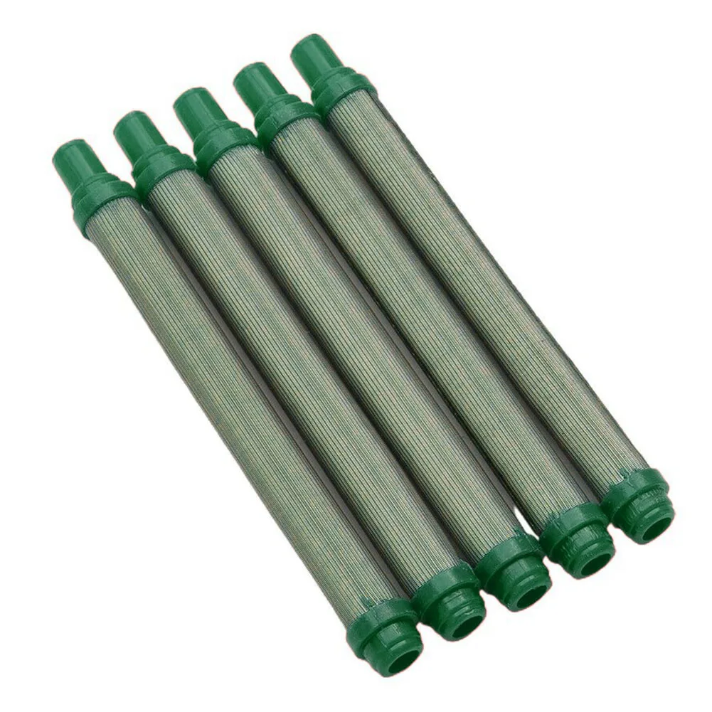 

5pcs Airless Spray Filter Kit Stainless Steel Paint Spray Filters 10cm Length 30/70/150/200 Mesh Power Tool Accessories