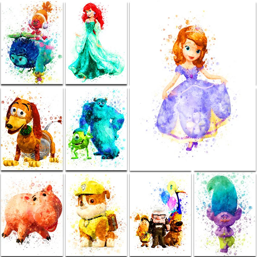 

Diamond Painting Disney Princess Dog Full Square&Round Embroidery Mosaic Bear 5D Diy Cross Stitch Cartoon Dumbo