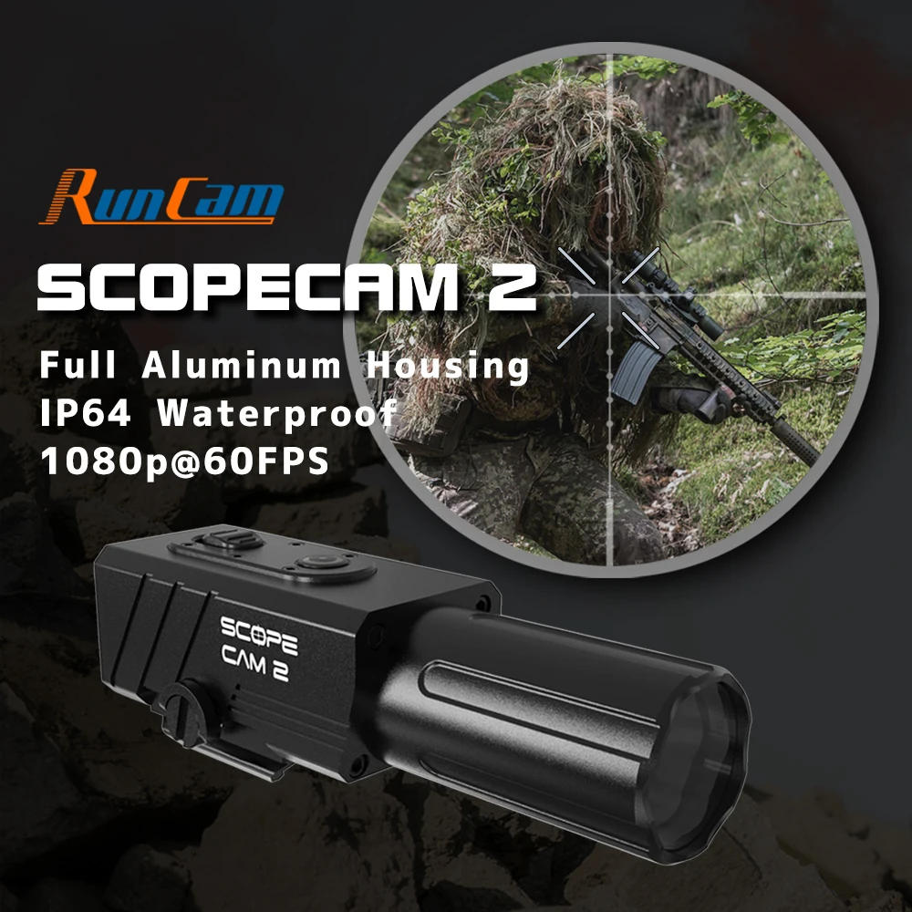 RunCam Скоп 2 полностью алюминиевый корпус IP64 водонепроницаемая военная камера для
