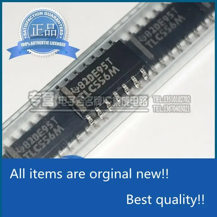 

10 шт. Оригинальный Новый TLC556MDR Silkscreen TLC556M узкий корпус SMD SOIC-14