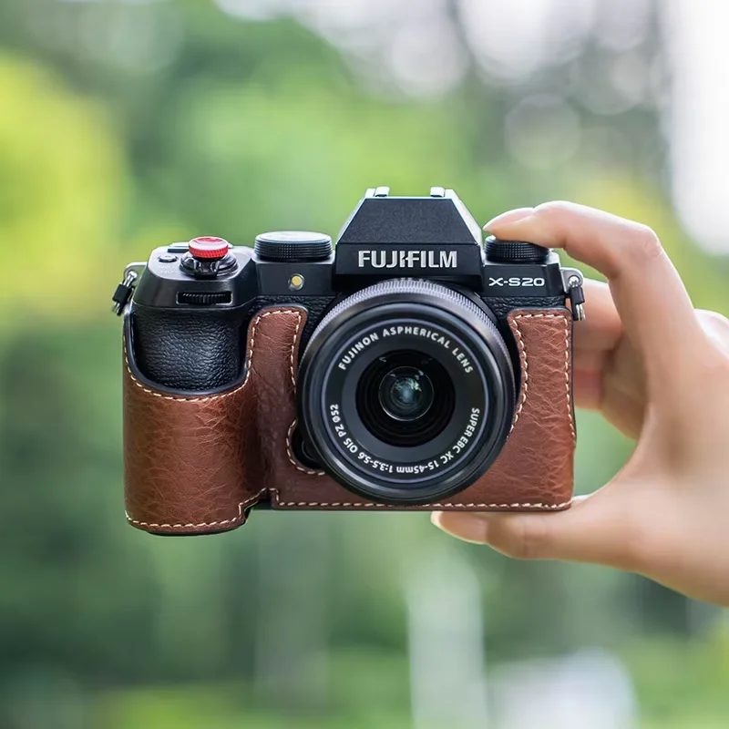 Фото Защитный чехол для камеры из искусственной кожи для Fujifilm xs20, защитный чехол для камеры xs20, кожаный чехол №4