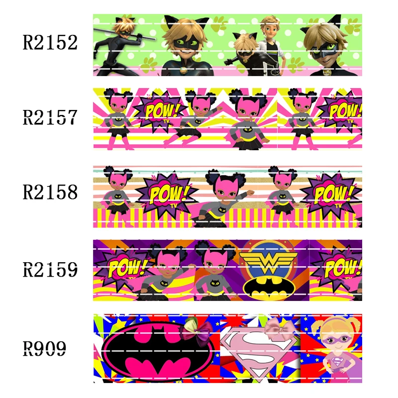

50 yard Cartoon character 7/8inch 1inch 1.5inch 2inch 3inch printed cute princess grosgrain ribbon R909