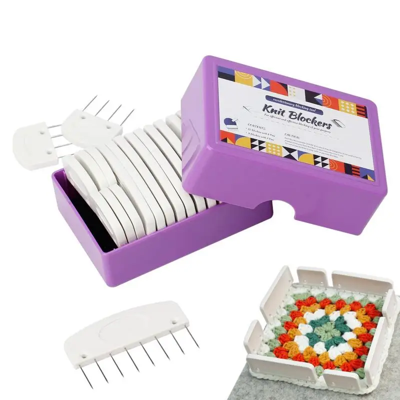 

Набор гребней для вязания «сделай сам», набор из 20 предметов из нержавеющей стали с застежкой-замком, 2 разных размера, для вязания крючком