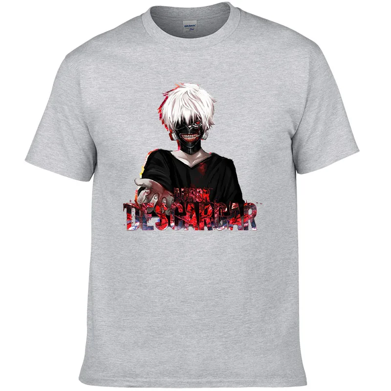 

2022 Japanese Anime Kaneki Ken Y2k Tokyo Ghoul T Shirt Men Kawaii Manga Graphic Tees Fashion Tshirt Summer Cool Tops Male