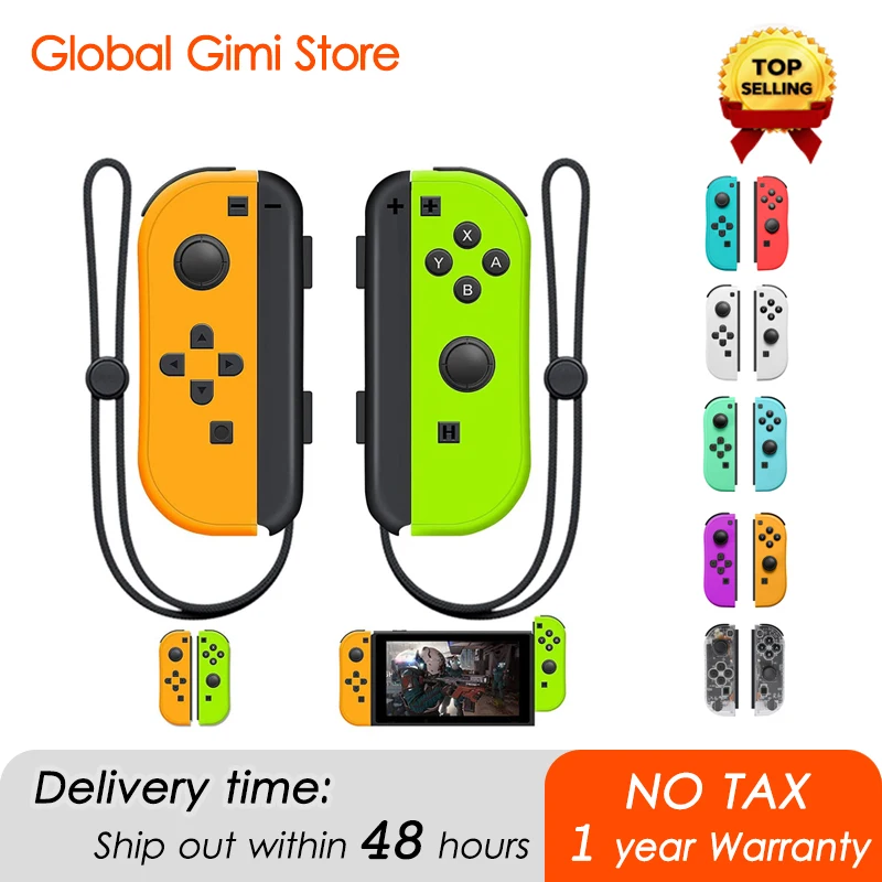 

Joy Con Switch Controller With 6 Axis Gyro Joycon Joystick Gamepad For Ns Switch Nintendo Switch Accessories Joy-Con Controller