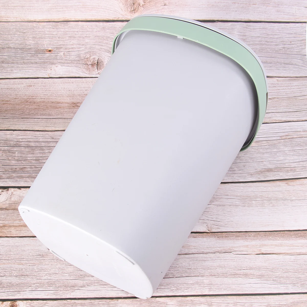 

1Pc Push-button Plastic Trash Can Convenient For Garbage Bags Silent Garbage Can Large Capacity Square Trash Can Stylish Living