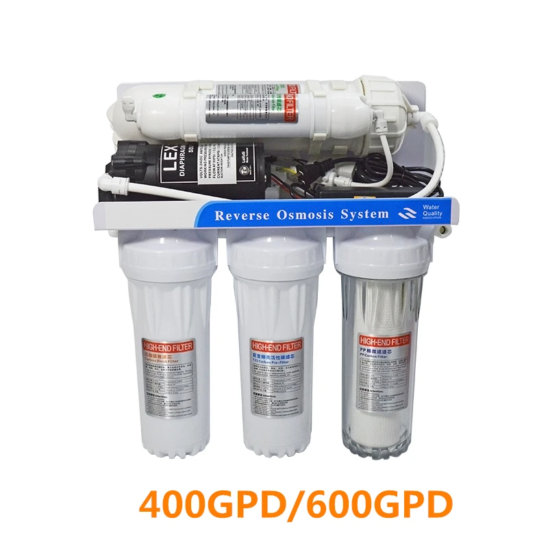 

1Set 400/600 GPD Reverse Osmosis System Water Purifier Parts Include Osmosis Membrane Water Filter Reverse Osmosis Pump