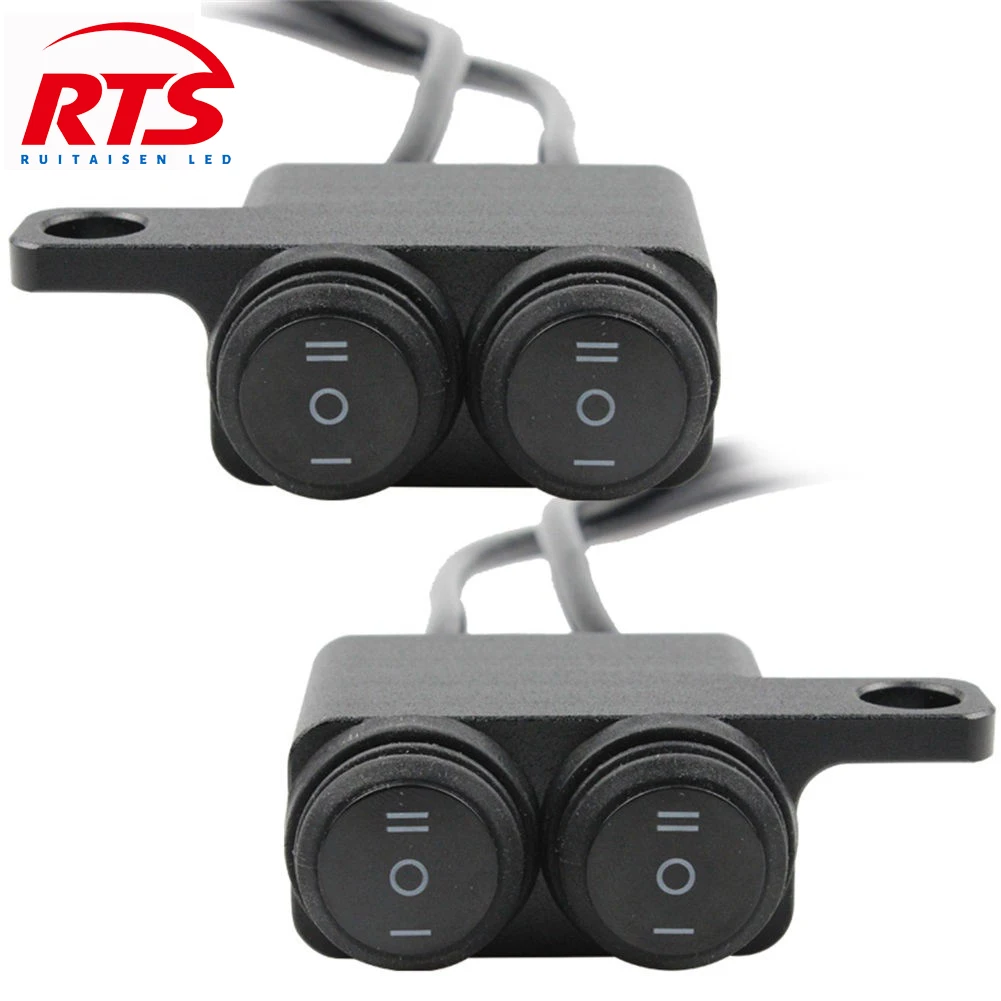 Универсальный трехпозиционный водонепроницаемый переключатель на руль мотоцикла