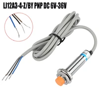 lj12a3 4 zby inductive proximity sensor switch pnp dc 6v 36v led indicator 3 wire system for machine tool industry frequency