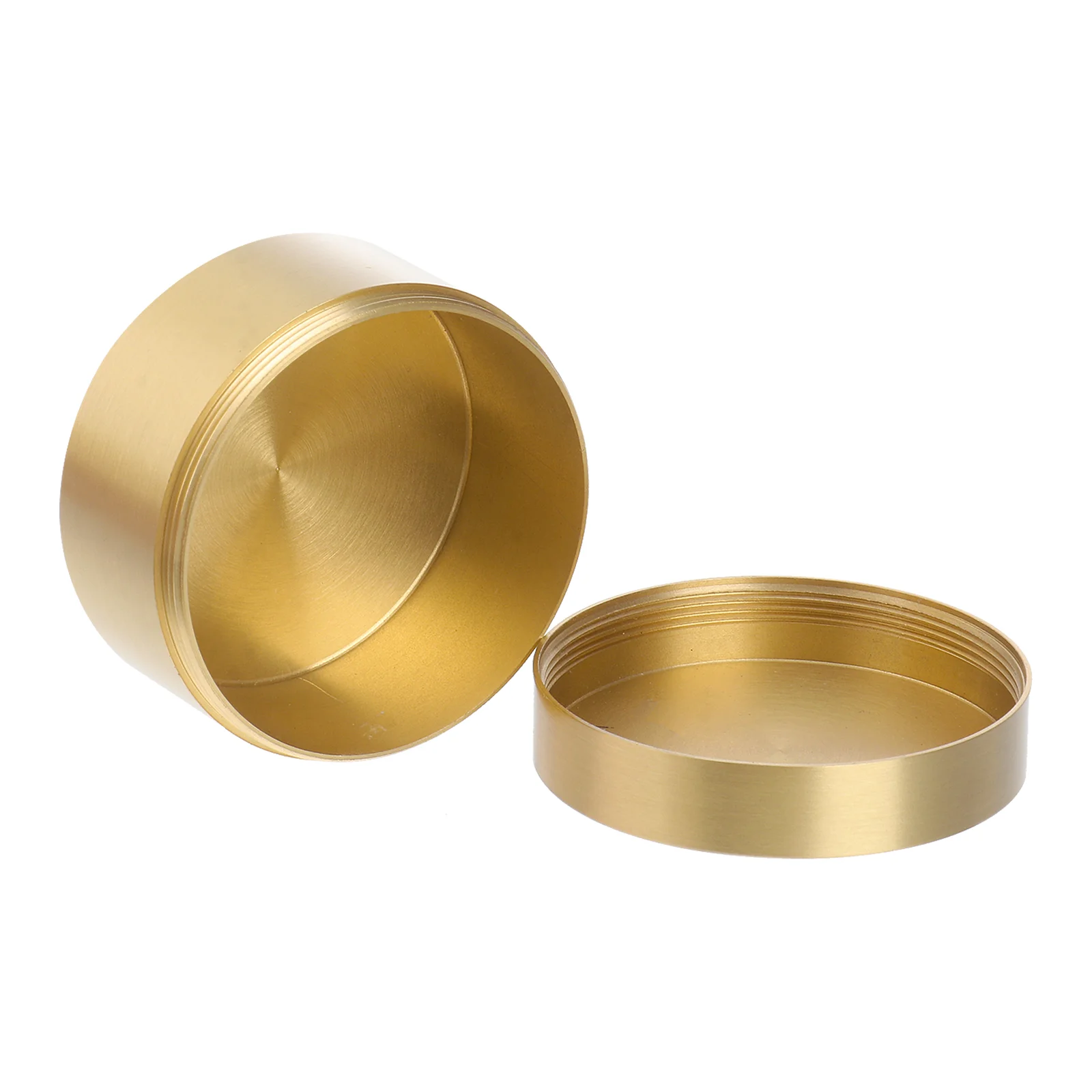 

1pc Exquisite Tea Container Practical Storage Can Small Round Packaging Box