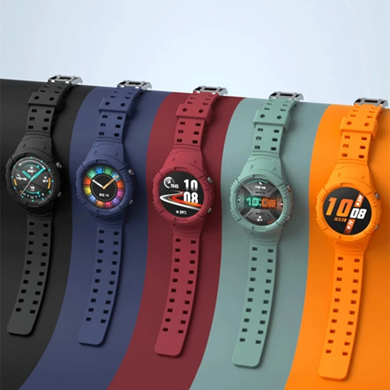 

Ремешок силиконовый для Huawei Gt 2e 46 мм 42 мм, сменный Браслет для наручных часов Huawei Watch Gt2e Gt 2 Gt2 46 мм