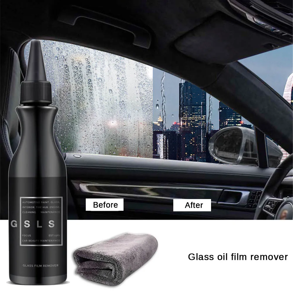 

New 120ml Automotive Glass Coating Paste Agent Rainproof Agent Glass Rain Mark Oil Film Remover Care High Quality Practical