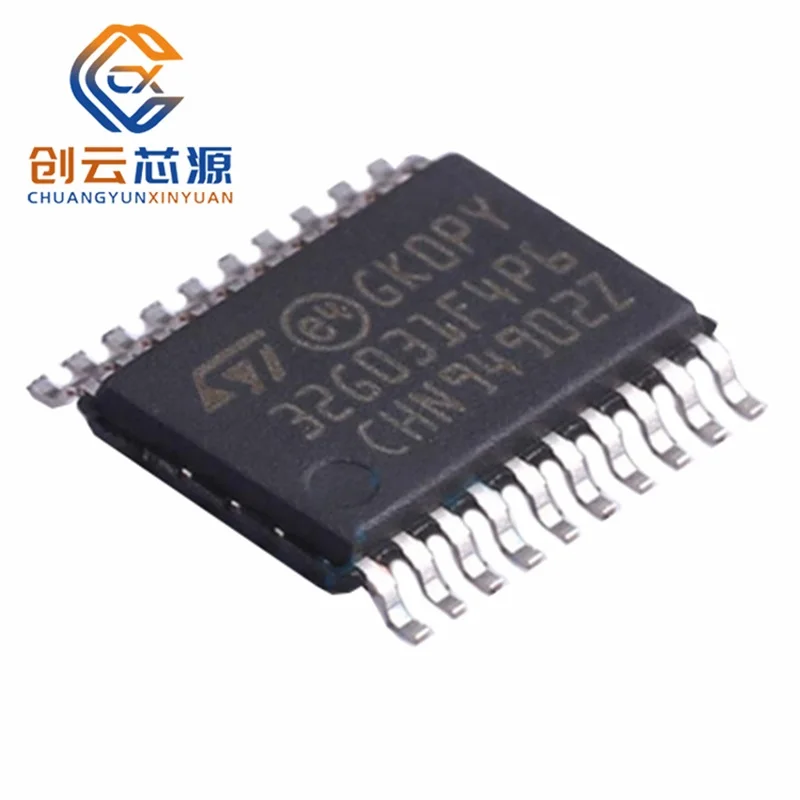 

1pcs New 100% Original STM32G031F4P6 Integrated Circuits Operational Amplifier Single Chip Microcomputer TSSOP-20