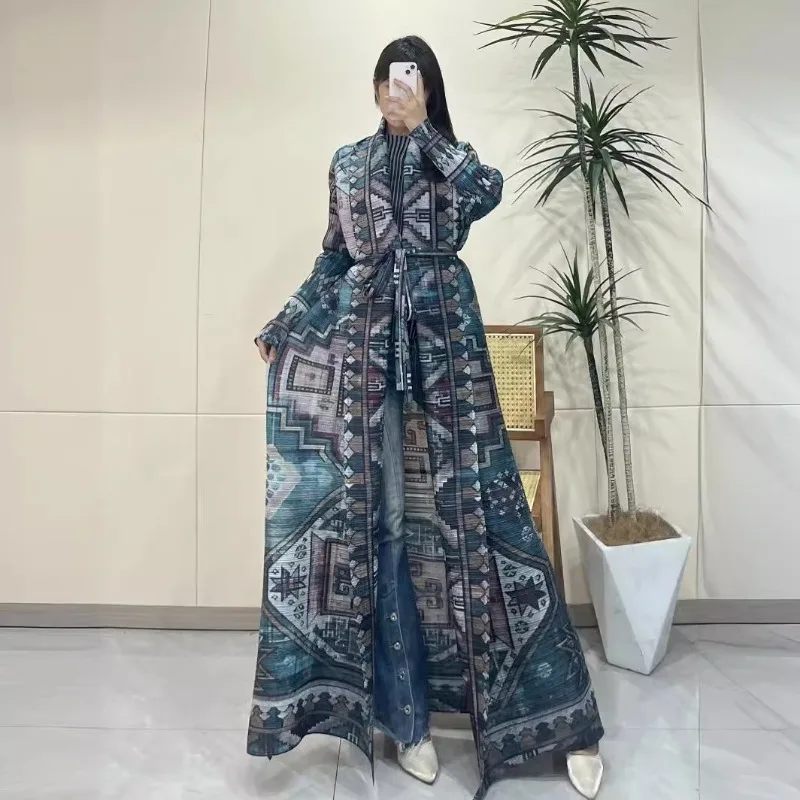 Платье женское с длинным рукавом модное элегантное мусульманское платье из двух