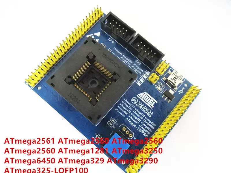 Тестовые розетки Opentop ATMEL ATmega1280/128/64 QFP100 Розетки для программирования сжигания