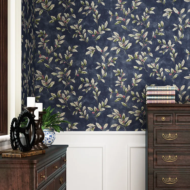 

Country Wallpaper Rural Bedroom Living Room Sofa TV Background Wall Pure Paper Wallpaper Wallpaper for Bedroom Walls