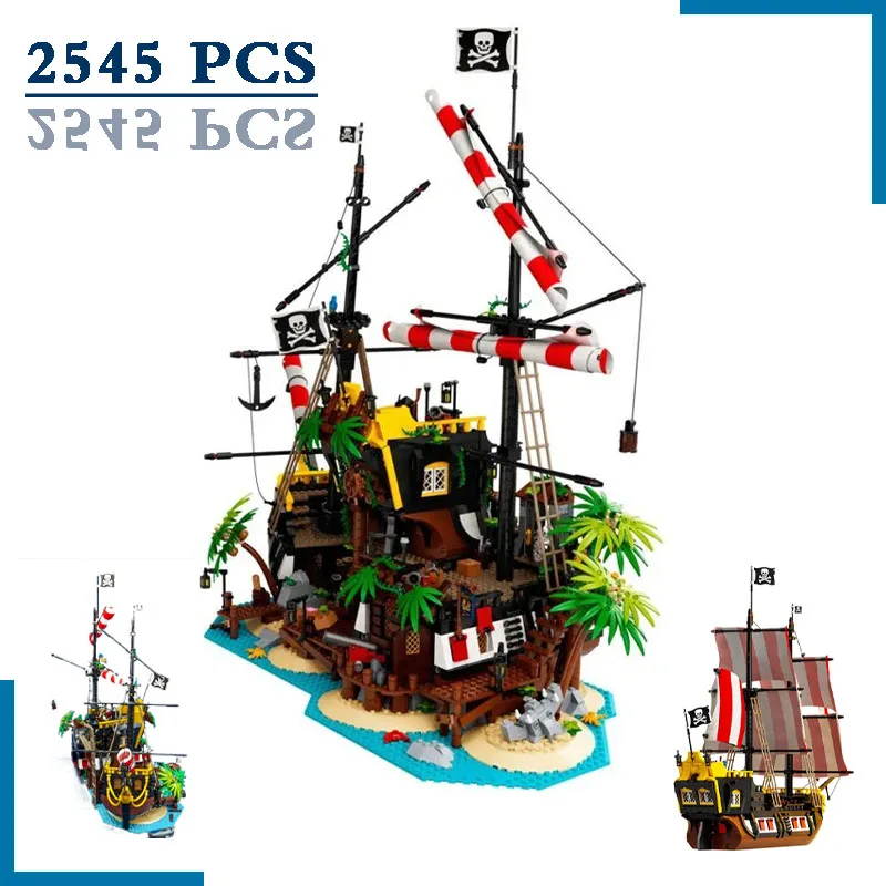 Spot 21322 Barracuda Bay Pirates Compatible with 698998 Model Building Blocks Building Blocks Children's Birthday Christmas Gift