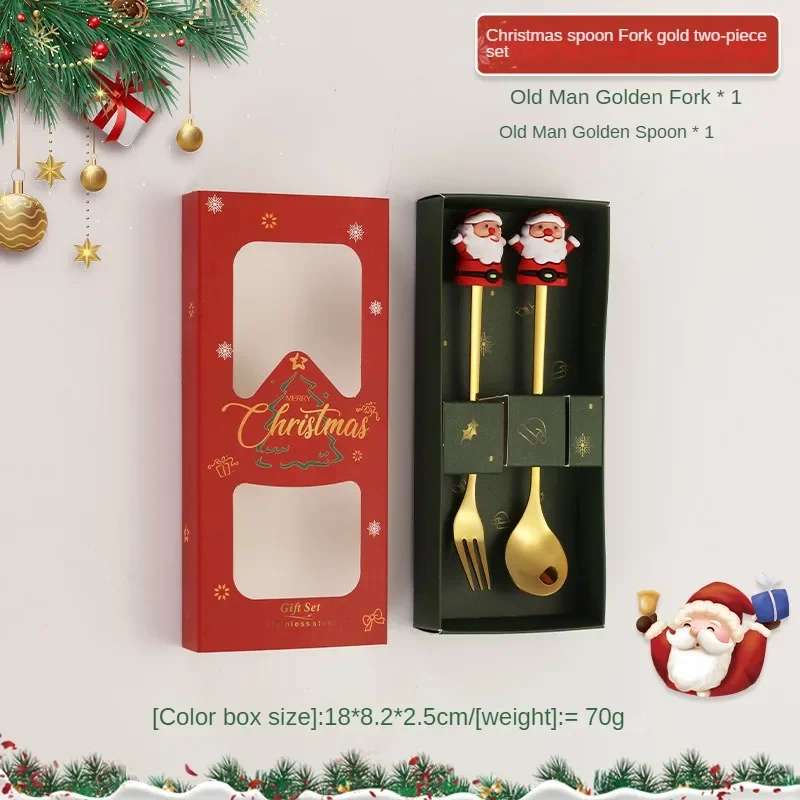 Набор столовых приборов из нержавеющей стали мультяшная фигурка ложка вилка