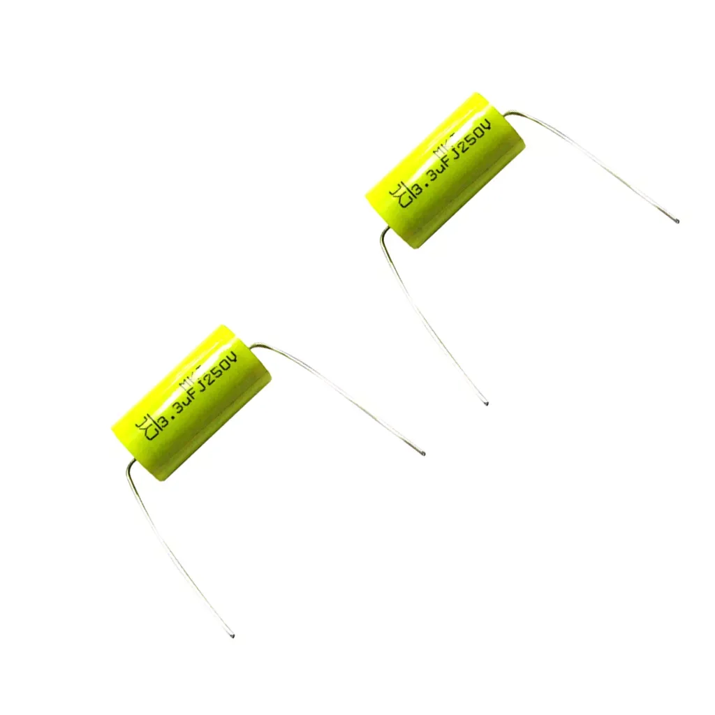 

2pcs 3.3uF 250V Speaker Frequency Capacitor for Audio Crossover Amplifier