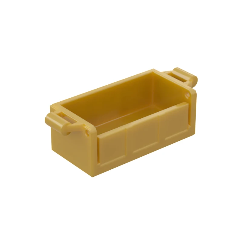 Детали MOC 4738a 1 шт. нижняя часть груди с сокровищами задними слотами Совместимые