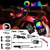 1395 in 1 rgb fiber optic atmosphere lamps colorful car interior lights ambient light decorative dashboard app control light