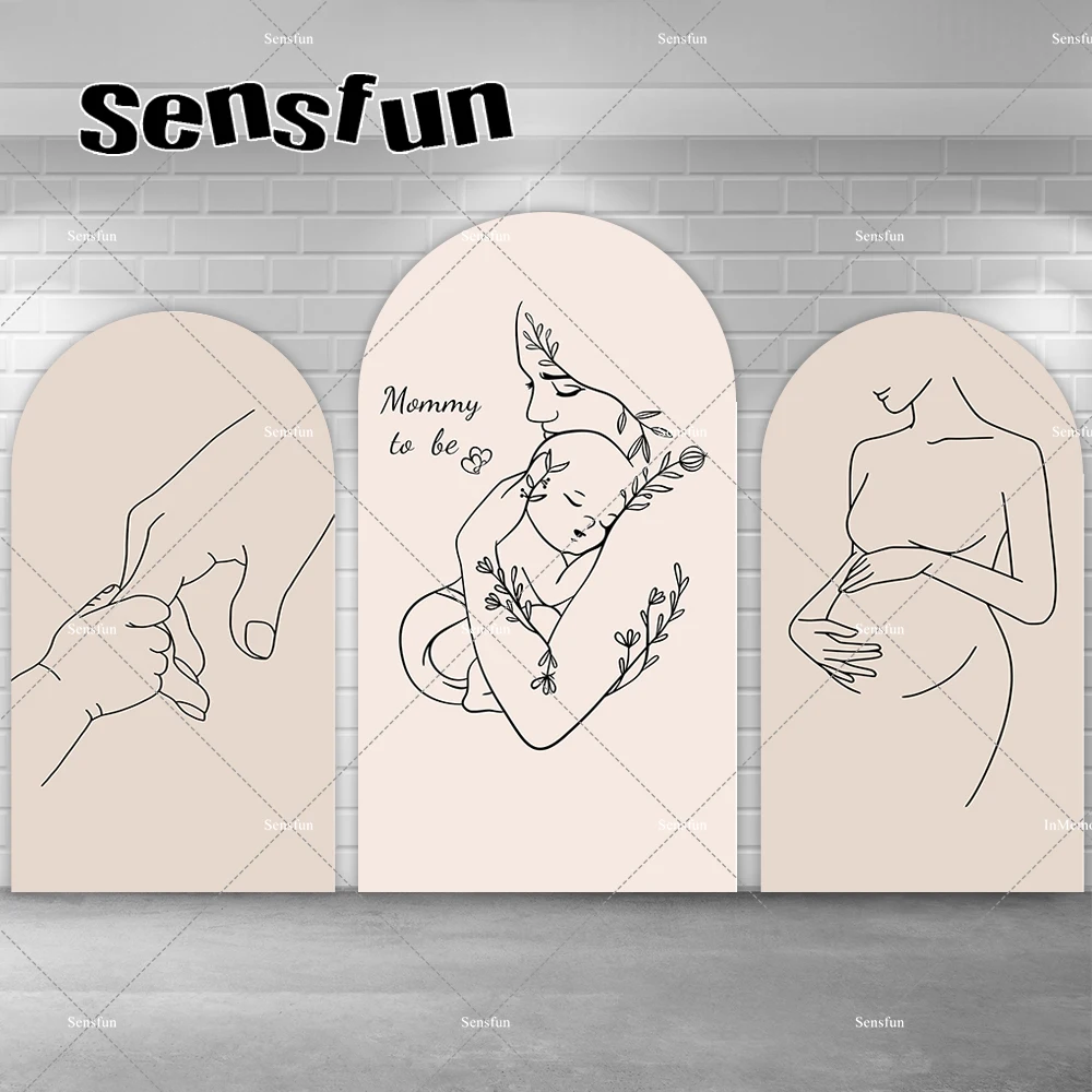 Фон для фотосъемки &quotБежевые силуэты&quot