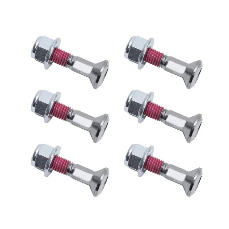 

6pcs Motocross Sprocket Bolts Locking Flange Set M8x30 Chain Screws Universal Cover Plugs Compatible For Dirt Drop shipping