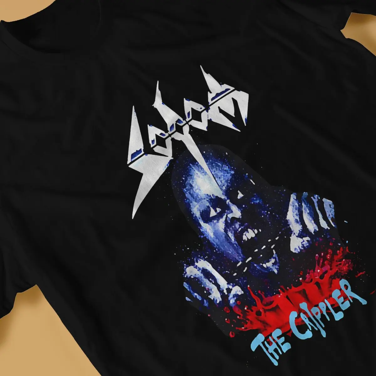 Винтажная футболка рок-группы The Crippler для мужчин Sodom новинка с круглым вырезом