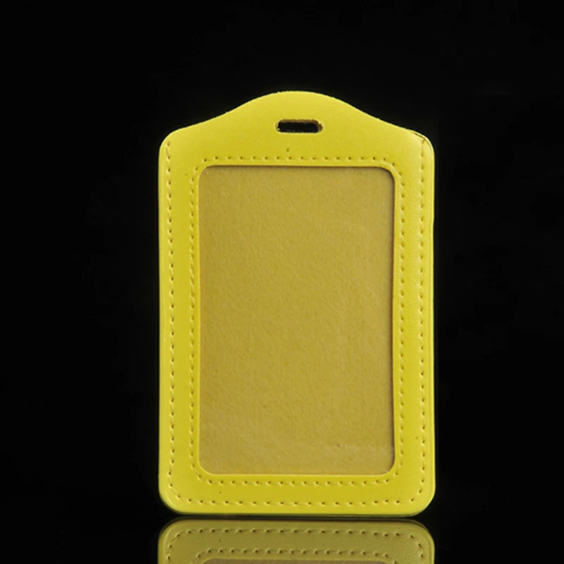ID Badge Holder кожаный чехол для автобуса Чехол мужчин женщин держатель банковской
