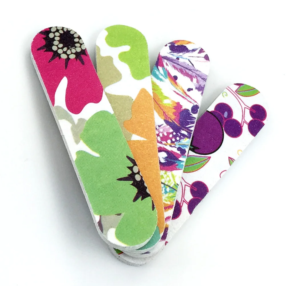 

50 шт., двусторонние пилки для маникюра и педикюра