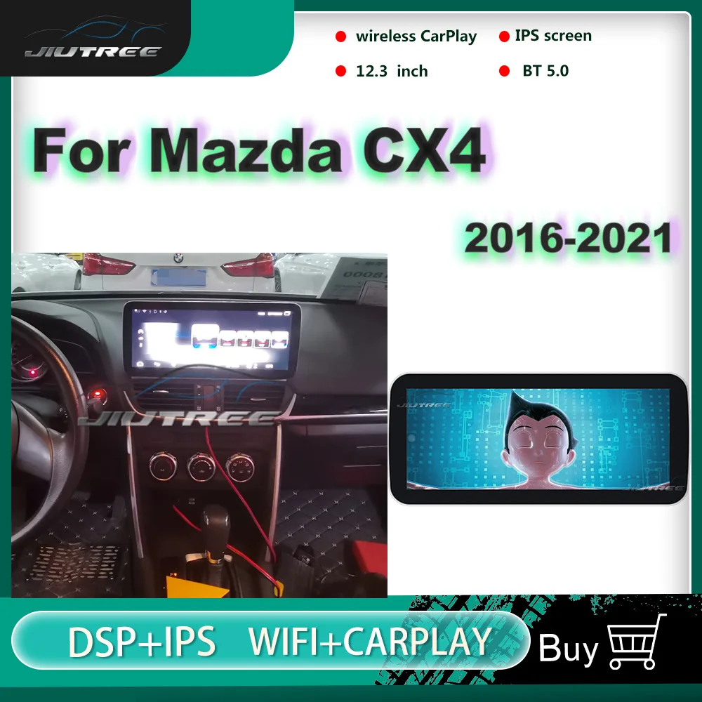 

Android Dual System 128G Car Radio For Mazda CX 4 2016-2021 Car Monitor Stereo Multimedia Player Vehicle Navigation Head Unit
