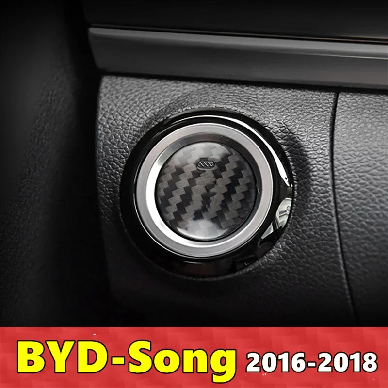 Для BYD Song автомобильный двигатель кнопка запуска и остановки наклейка из