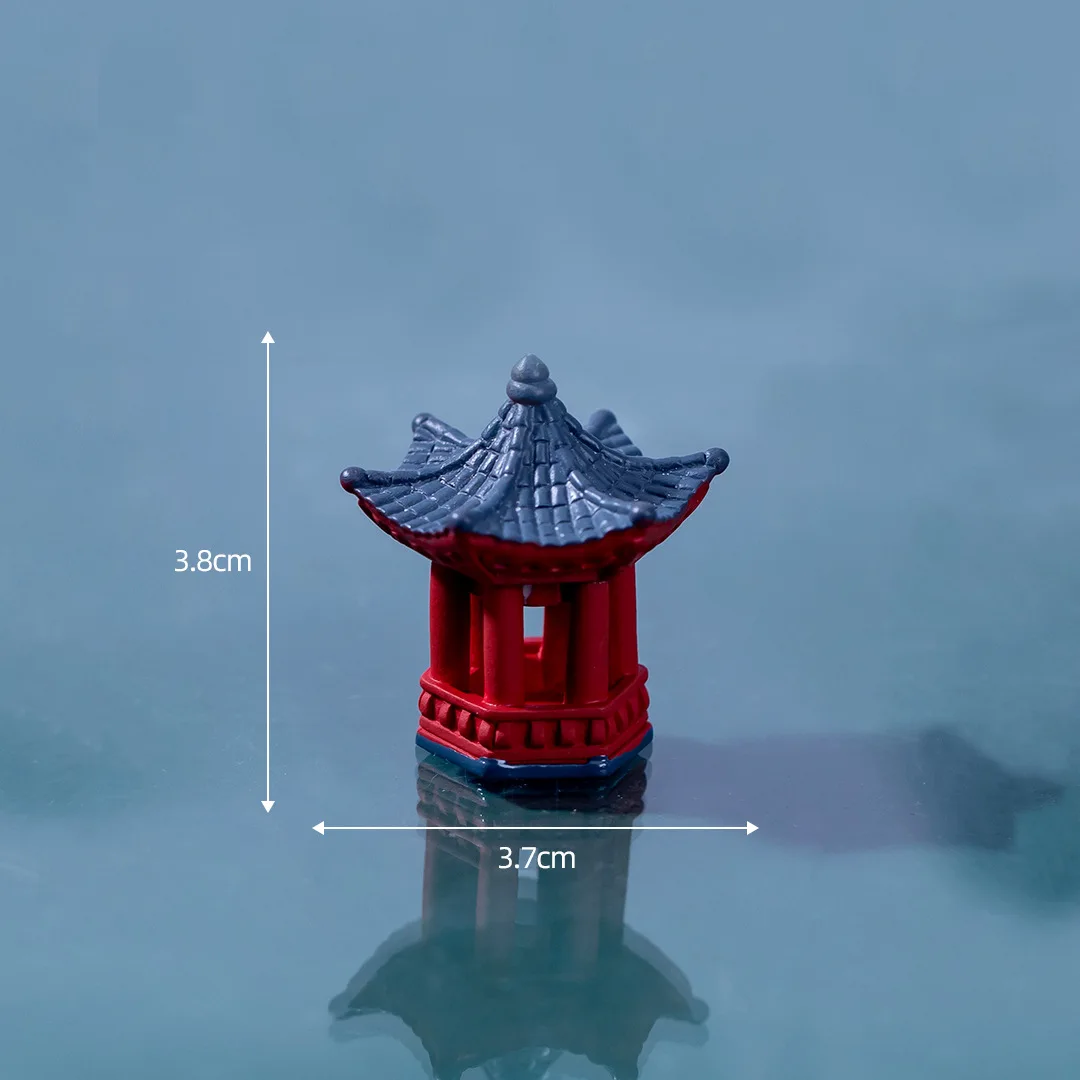 

Статуэтка миниатюрная имитация рокарий павильон мост гусь микро пейзажные украшения для украшения дома настольные аксессуары