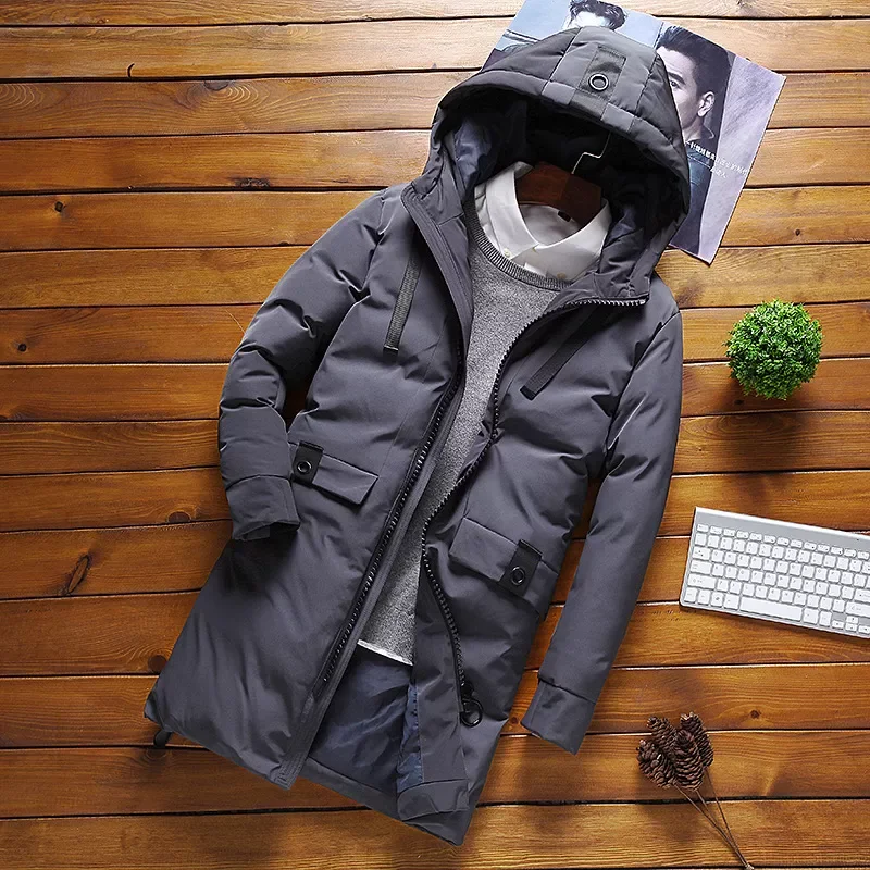 

2022NEW 2022 Brand Winter Men's Jackets Cotton Clothing Leisure Overcoat for Male Warm Cotton Clothing Long Coat Jacket