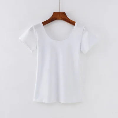 

Повседневная короткая рубашка из сукна 2021 с коротким рукавом и круглым вырезом