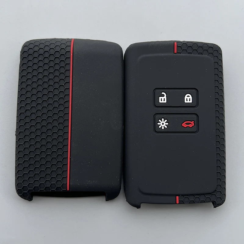 

Силиконовый чехол для автомобильного ключа для Renault Captur Megane Clio Zoe Koleos Talisman Espace Scenic 4, Arkana Dacia Sandero Card Key