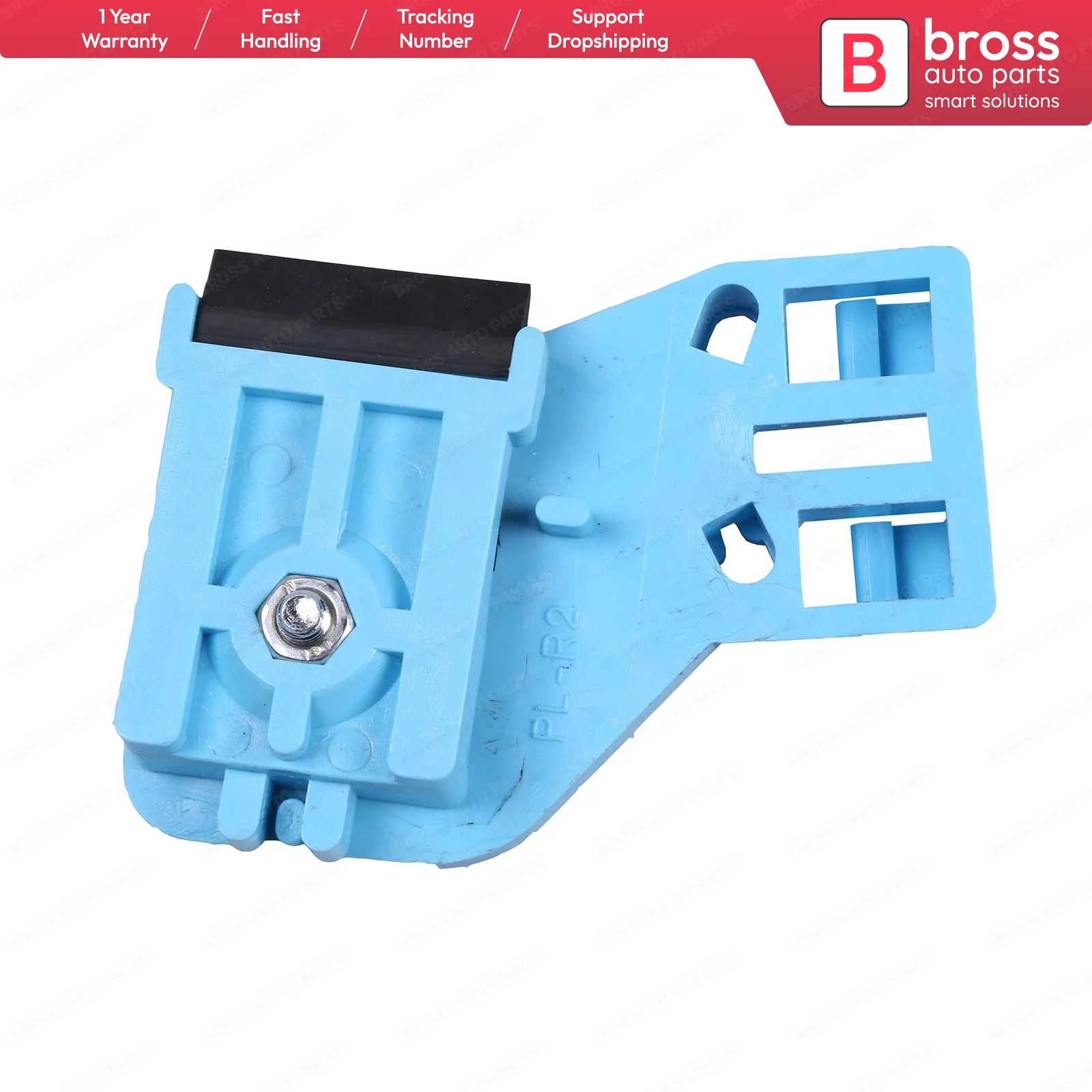 

Bross Auto Parts BWR179 Electrical Power Window Regulator Clip, front Right R2 Door for VW Polo 2004-2009 Made in Turkey