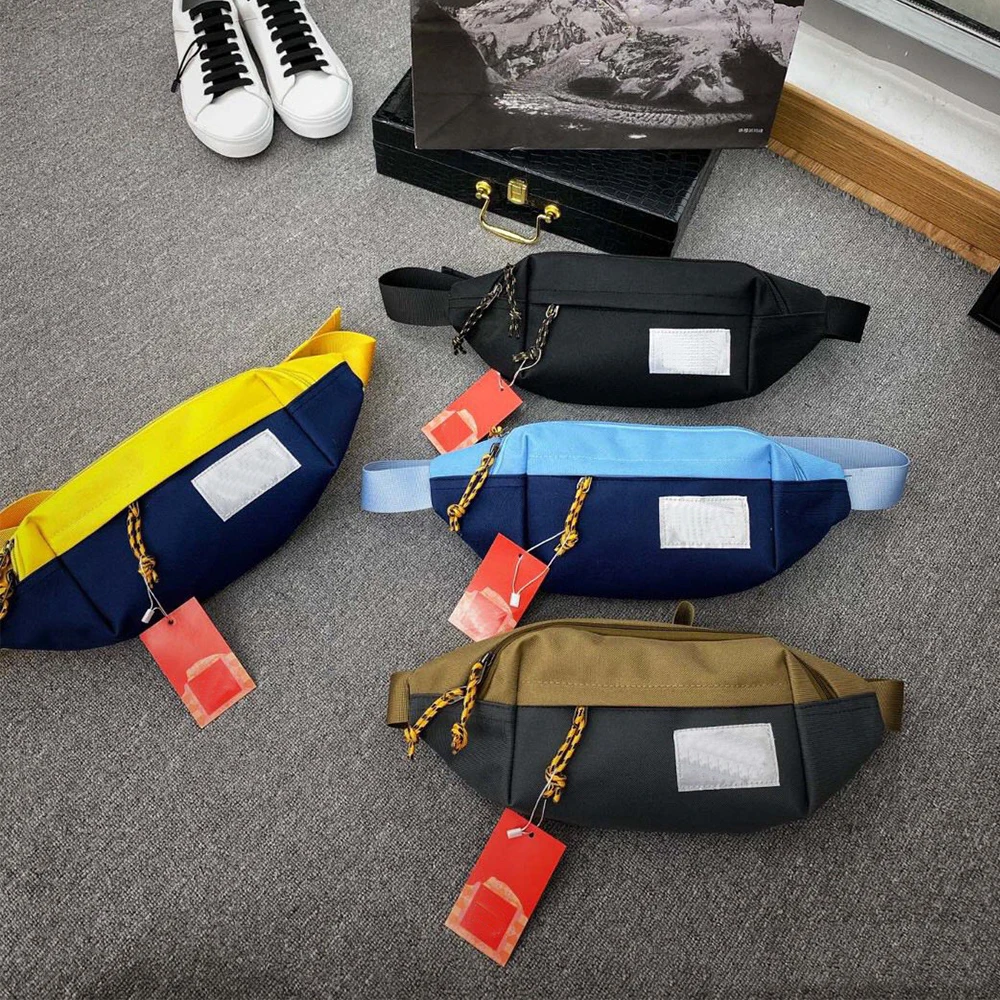 

America Brand Face waist bag new trend color matching waist bag Multi-function Waist Bag Street
