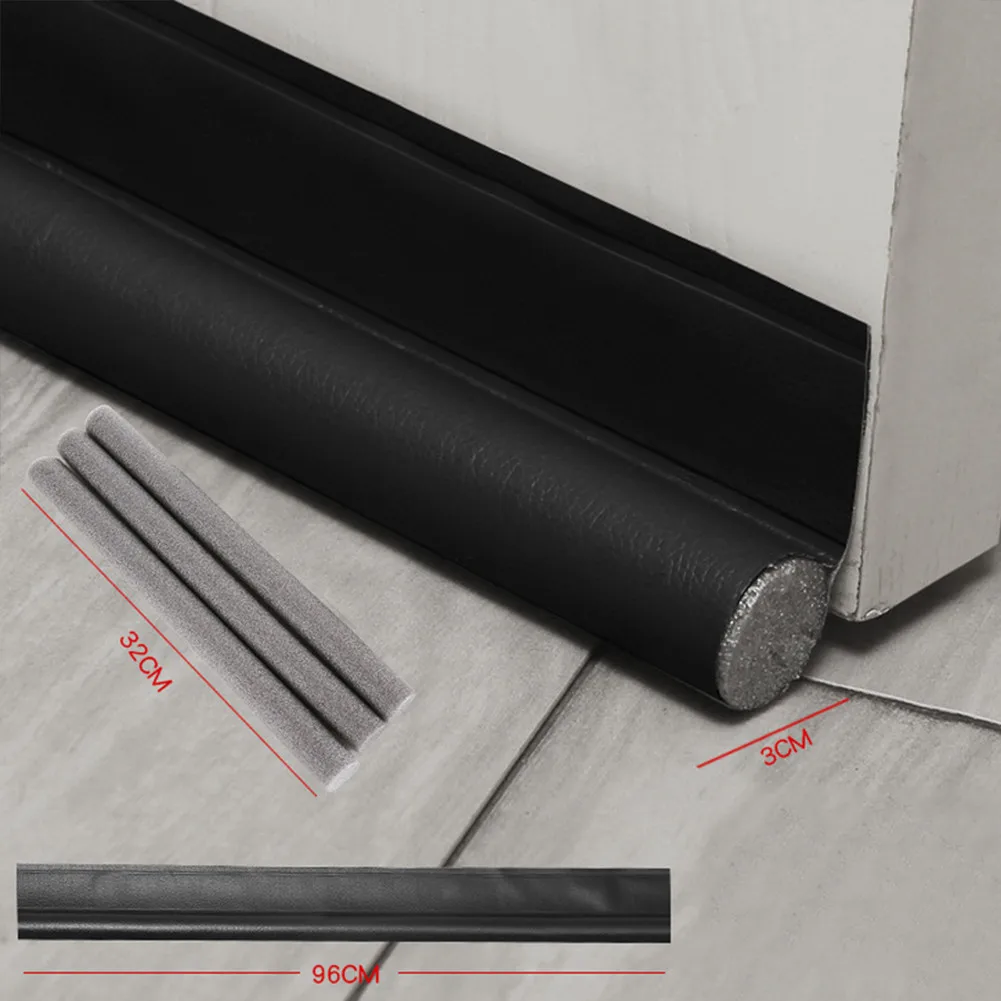 

Door Seal Strip Energy Savings Energy-saving Excluder Guard Soundproof Stopper Waterproof 95cm Blocker Bottom Draft