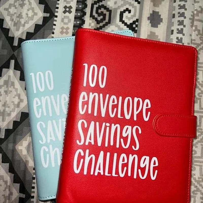 

100 Envelope Challenge Binder Couple Challenge Event Notepad Creative Budget Binder Planner For Save Money Organizer